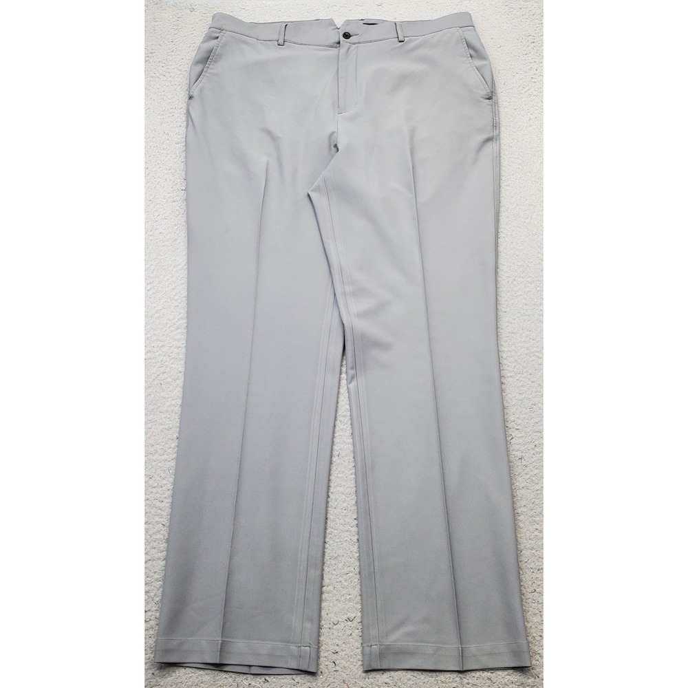 Dunning Golf Pants Mens 38/32 Gray Performance Stretch Regular Fit Straight Leg